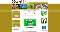 Desktop Screenshot of dyrelink.no